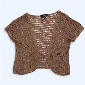 Vintage Y2K Bronze Bolero Shrug